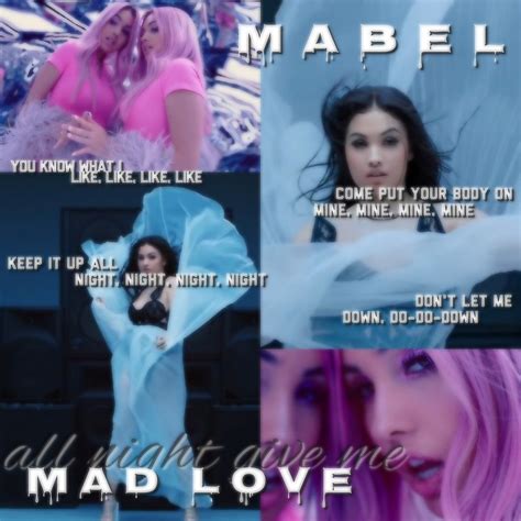 Mabel || Mad Love || Edit | Madly in love, Mabel singer, Mabel