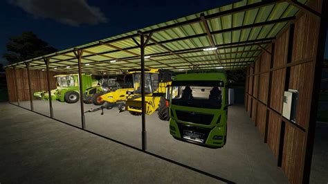 FS22 Shed Solar Panels v1.0 - FS 22 Objects Mod Download