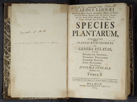 PALAEOBLOG: Published This Day: Species Plantarum by Linnaeus