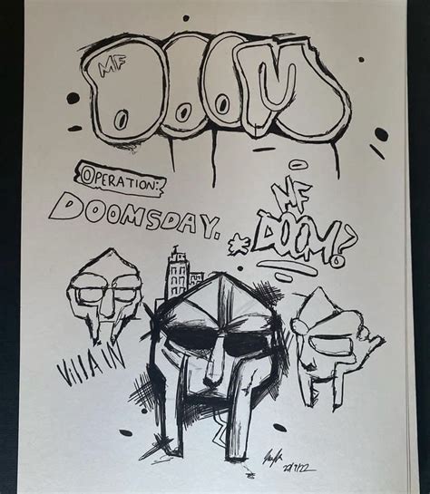 MF DOOM DRAWING BY ME | Graffiti style art, Graffiti doodles, Comic ...