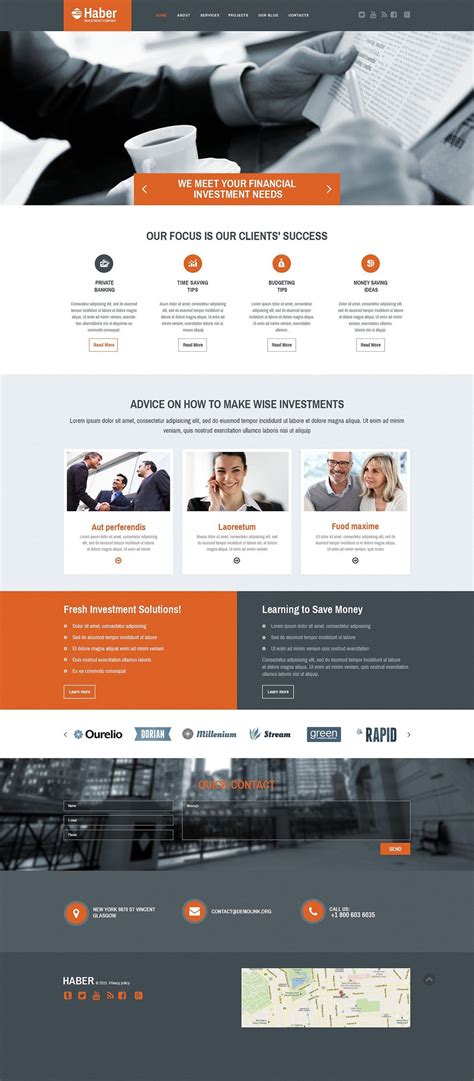 Business Responsive Website Template #55458