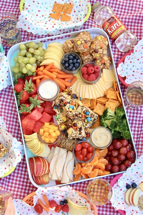 Summer Picnic Snack Tray by The BakerMama | Picnic foods, Easy picnic ...