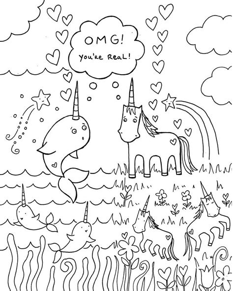 Narwhal Coloring Pages - Best Coloring Pages For Kids