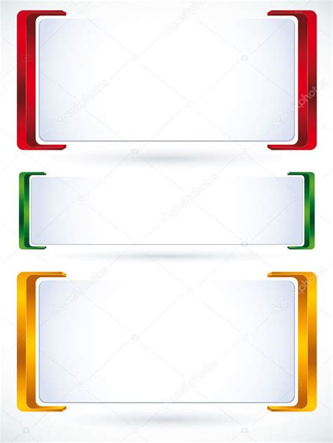 Illustration: 3d banner | 3d banner. — Stock Vector © Ostapius #12767991