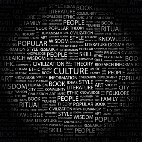 CULTURE. Word collage on black background. — Stock Vector © studiom1 ...