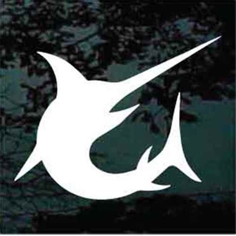 Nice Swordfish Silhouette Car Decals & Window Stickers | Decal Junky