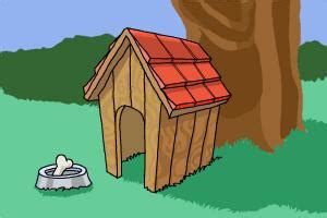 How To Draw A Easy Dog House / Whether you want to draw a.