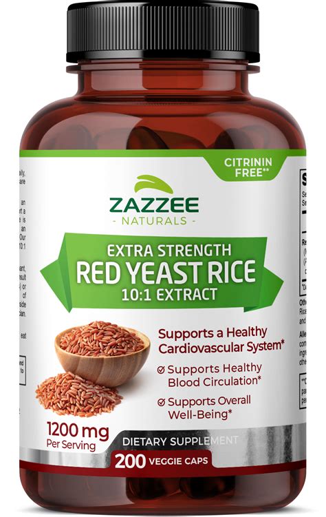 Red Yeast Rice Extract – Zazzee Naturals