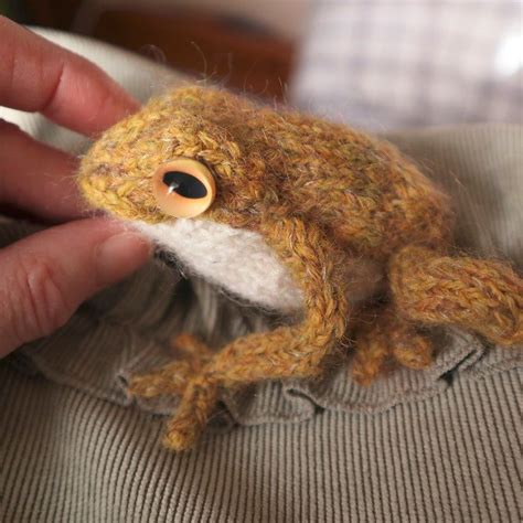 FROG Knitting Pattern - Etsy | Knitting patterns, Knitting, Knitted animals