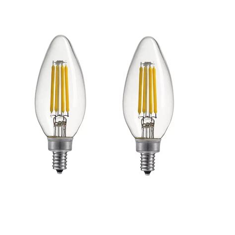 Globe Electric 40 Watt Equivalent B11 Dimmable Candelabra LED Light ...