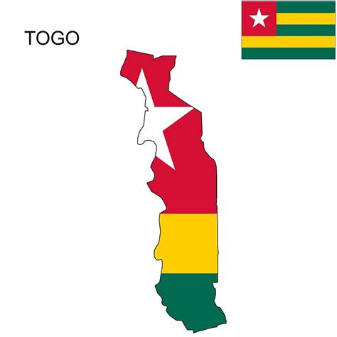 Togo Flag Map and Meaning | Mappr