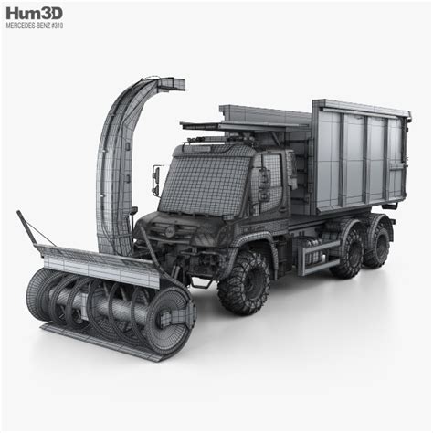 Mercedes-Benz Unimog U530 Paul Snow Plow Truck 2019 3D model - Vehicles ...