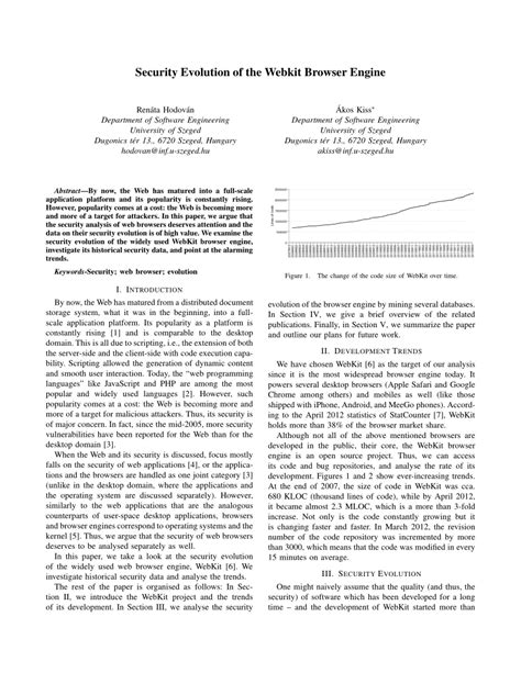 (PDF) Security Evolution of the Webkit Browser Engine