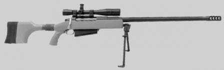 McMillan TAC-50 long range sniper rifle (USA)