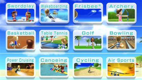 Wii Sports Resort - All Sports | Wii sports resort, Wii sports, Air sports