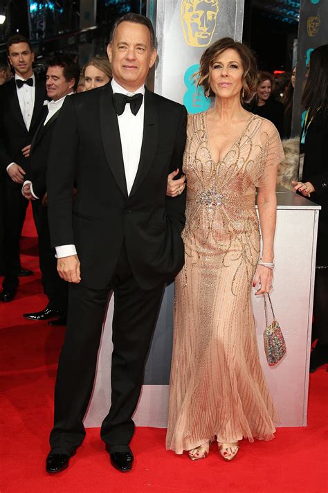 Tom Hanks and Rita Wilson at the 2014 BAFTA Awards. | A-Listers Trade ...