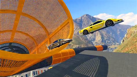 GTA 5 Online - NEW STUNT RACES! (GTA V Online) - YouTube