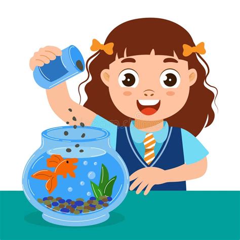 Boy Feed Fish Aquarium Stock Illustrations – 118 Boy Feed Fish Aquarium ...