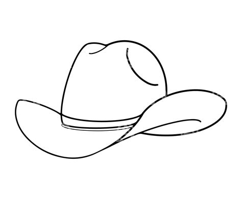 Cowboy Hat Svg, Cowboy Cut File, Cowboy Png, Cowboy Vector Clipart ...