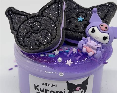 Kuromi Cookie Slime, Fluffy Slime, Butter Slime, Scented Slime, Slime ...