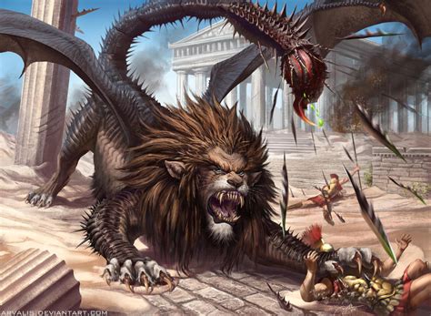 -Manticore- by arvalis on DeviantArt