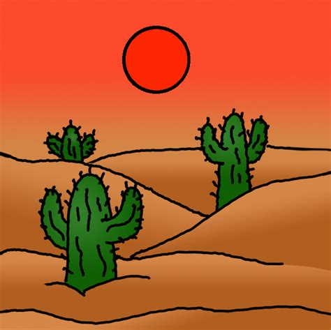 Residential Desert Landscape Design Sketch