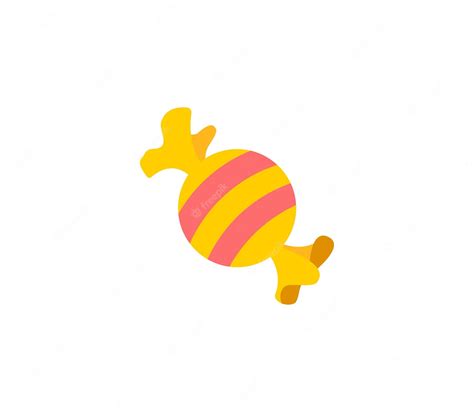 Premium Vector | Candy vector isolated icon. Candy emoji illustration ...