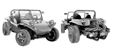 Dune Buggy Drawing at PaintingValley.com | Explore collection of Dune ...