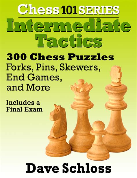 Intermediate Chess Tactics - a 300 chess tactics puzzle workbook for ...