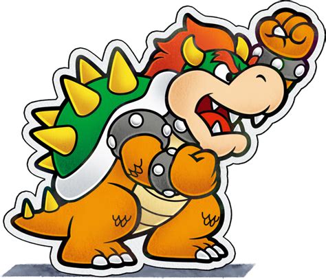 Paper Bowser - Super Mario Wiki, the Mario encyclopedia