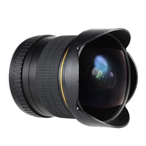 8mm F/3.5 Ultra Wide Angle Fisheye Lens for Canon DSLR Cameras 1500D ...