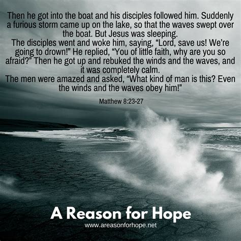 Matthew 8:23-27 — A Reason for Hope with Don Patterson