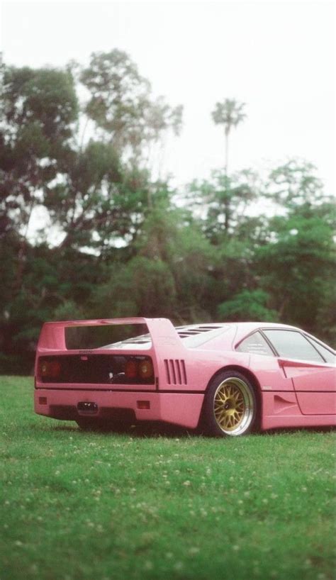 Pink ferrari F40 | Pink car, Pink ferrari, Pretty cars