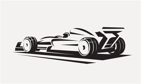 F1 Race Car Silhouette