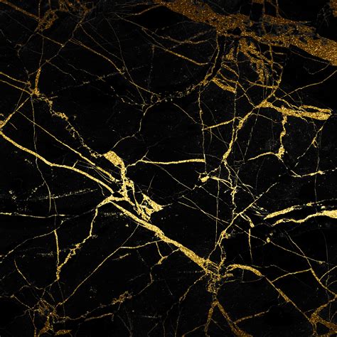 Black And Gold Marble Texture - Image to u