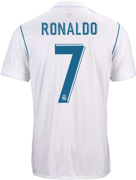 adidas Cristiano Ronaldo Real Madrid Home Jersey 17-18