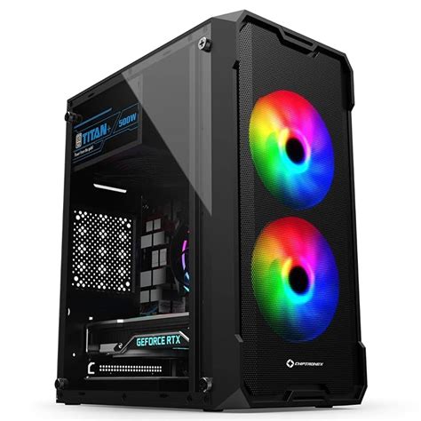 Buy CHIPTRONEX Z810 Micro ATX Gaming Cabinet USB 3.0 Gaming case ...