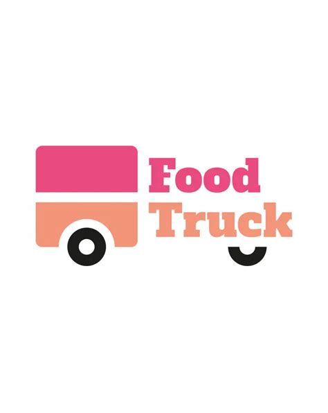 Food Truck Logo Template | Food company logo, Food truck design logo ...