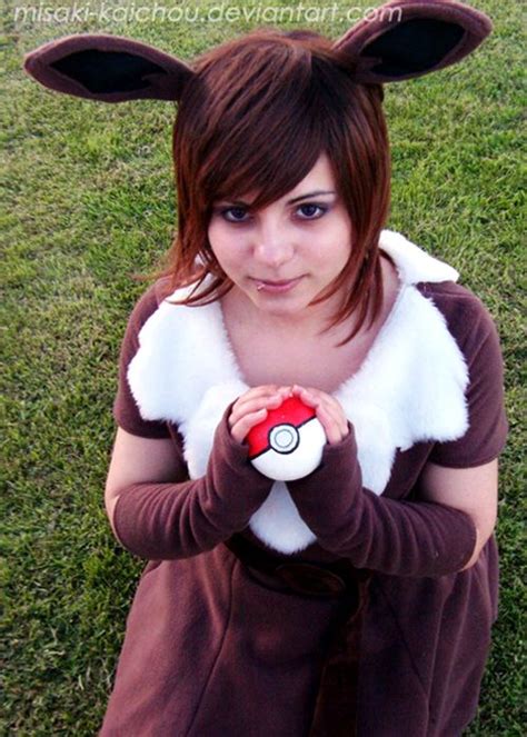 Eevee cosplay by Misaki-Kaichou on DeviantArt | Eevee cosplay, Eevee ...