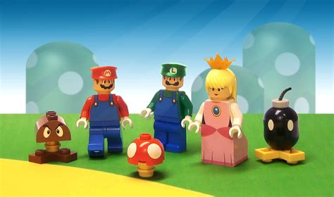 Super Mario Characters in LEGO | From left to right: Goomba,… | Flickr