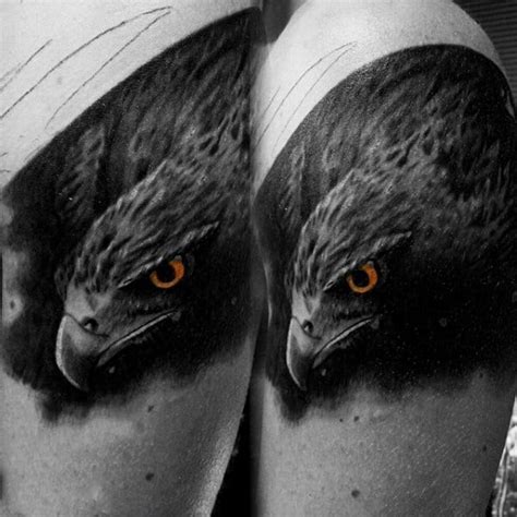 100 Hawk Tattoo Designs For Men - Masculine Bird Ink Ideas