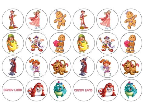 Candyland Characters Gloppy Coloring Page