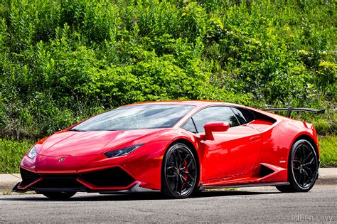 Red Lamborghini Huracan LP 610-4 - BenLevy.com