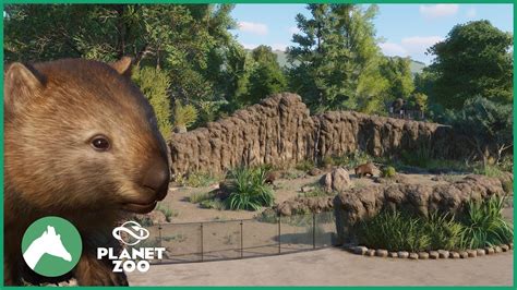 Wombat Habitat | Elm Hill City Zoo | Planet Zoo - YouTube