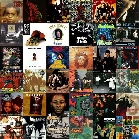 Top 100 Hip Hop Albums Of The 1990s - Hip Hop Golden Age | Classic hip ...