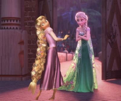 Elsa and Rapunzel - disney crossover Photo (39091666) - Fanpop