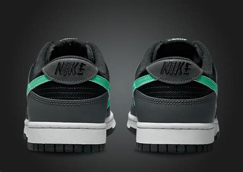 Green Glow Swooshes Contrast This Nike Dunk Low Colorway