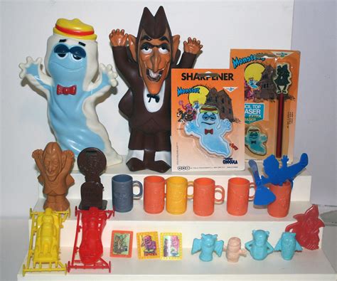 General Mills Monster Cereal box toys, large vintage lot, Booberry and ...