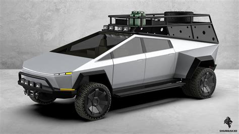 Tesla Cybertruck Off-Road 3D model | CGTrader