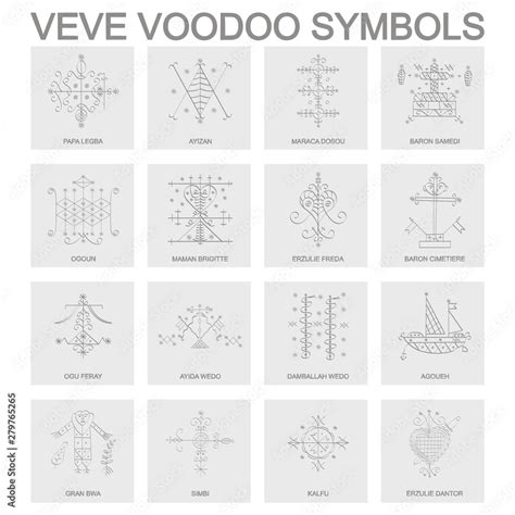 Vector icon with veve voodoo symbols Stock Vector | Adobe Stock